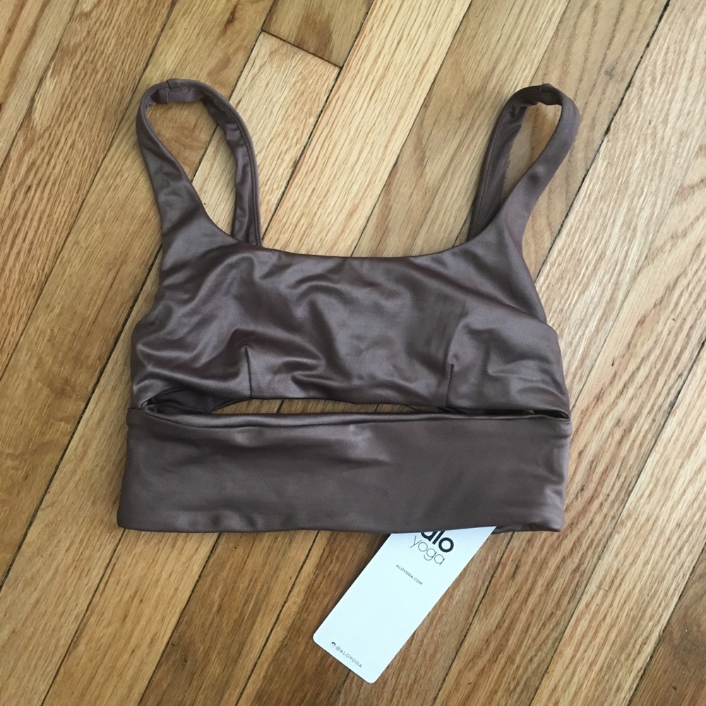 Alo Yoga Slit Shine Bra